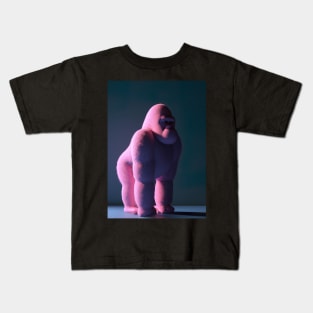 Pink Gorilla Kids T-Shirt